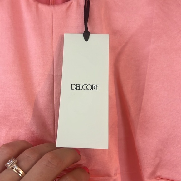 Del Core Dress woman Women Peach Dresses NWT size 46 (US 10) - Picture 8 of 12